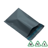 Heavy Duty Grey Mailing Bags 14 x 21, 350 x 525 + Lip, Qty 25