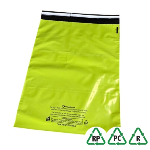 Neon Green Mailing Bags 18 x 24