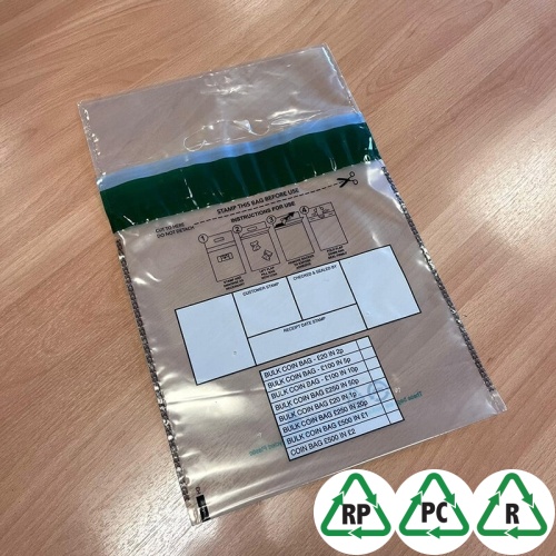 Tamper Evident Bulk Coin Bags