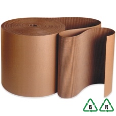 Corrugated Paper Roll 750mm x 75m | Corrugated Wrapping Paper - Qty 1