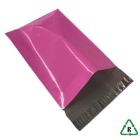 Heavy Duty Pink Mailing Bags 22 x 30, 550 x 750 + Lip, Qty 125