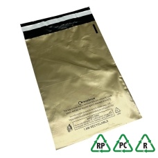 Gold Mailing Bags 17 x 24, 425 x 600 - Qty 25 