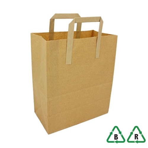 Kraft Brown Paper Carrier Bag