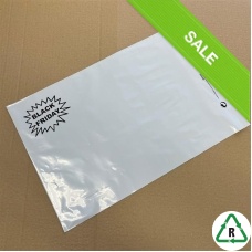 Black Friday Mailing Bags - White - 9.8 x 13.8, 250 x 350 - Qty 25