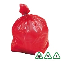 Red Refuse Sack 18x29x39” 15kg 160g medium duty