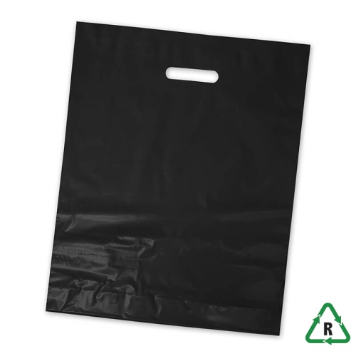 Black Varigauge Carrier Bags