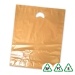 Varigauge Carrier Bags - 15 x 18 x 3, 381 x 457 x 76 - Gold - Qty 5