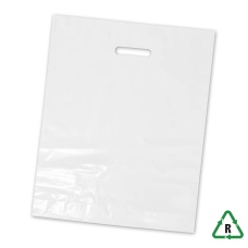 Varigauge Carrier Bags 15 x 18 x 3 Inches - White - Qty 5