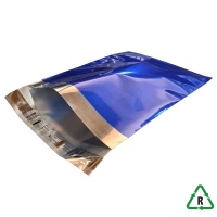 Metallic Blue Foil Mailing Bags [C5] - 6 x 9, 165 x 230 - Qty 25