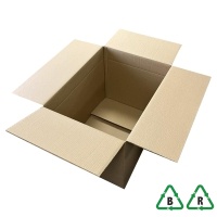 Heavy Duty Double Wall Cardboard Box 24 x 18 x 18, 600 x 457 x 457mm, Qty 1 Box