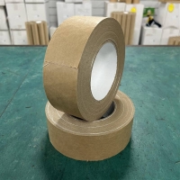 Kraft Paper Tape 50mm x 50m - Glass Fibre Reinforced - Hot Melt - 1 Roll