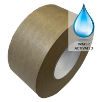 Brown Reinforced Gummed Paper Tape - 72mm x 100m - Qty 1